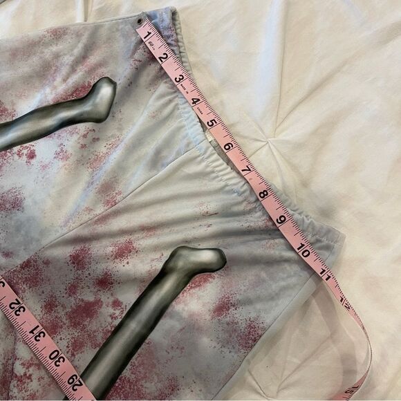 Skeleton Bride Costume for Girls, Medium, with Included Accessories, by Amscan - Picture 4 of 7